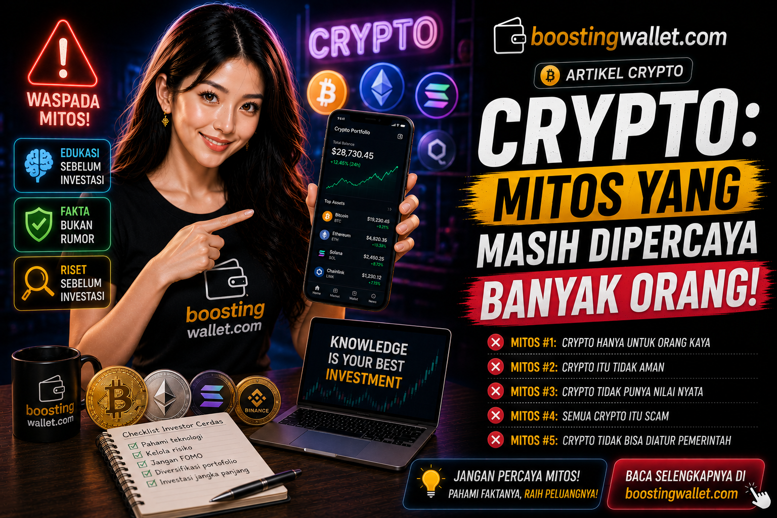 Crypto: Mitos yang Masih Dipercaya Banyak Orang!