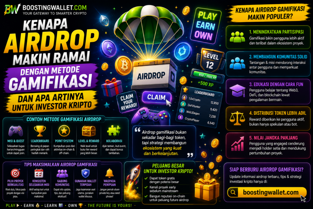 Kenapa Airdrop Makin Ramai dengan Metode Gamifikasi dan Apa Artinya untuk Investor Kripto