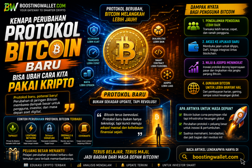 Kenapa Perubahan Protokol Bitcoin Baru Bisa Ubah Cara Kita Pakai Kripto