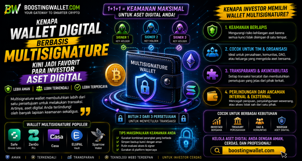 Kenapa Wallet Digital Berbasis Multisignature Kini Jadi Favorit Para Investor Aset Digital