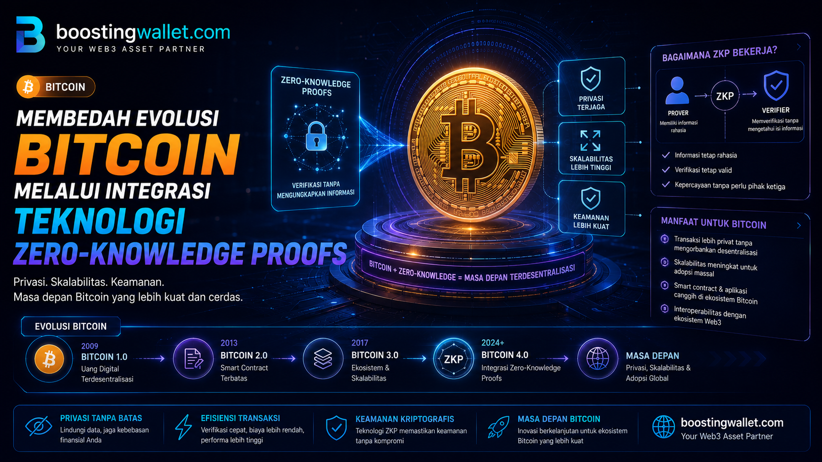 Membedah Evolusi Bitcoin Melalui Integrasi Teknologi Zero-Knowledge Proofs